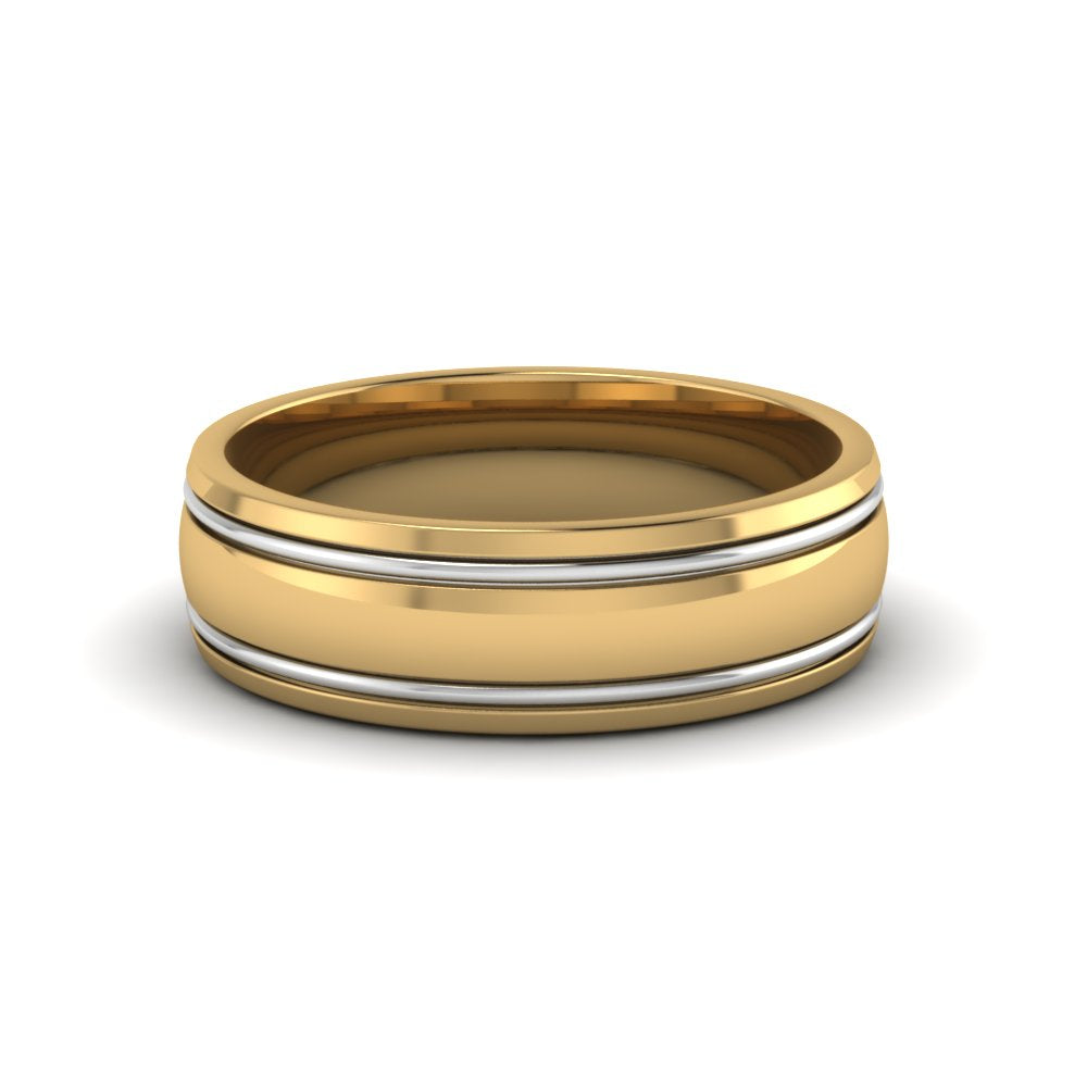 Two Tone Gold Ring Fascinating Diamonds