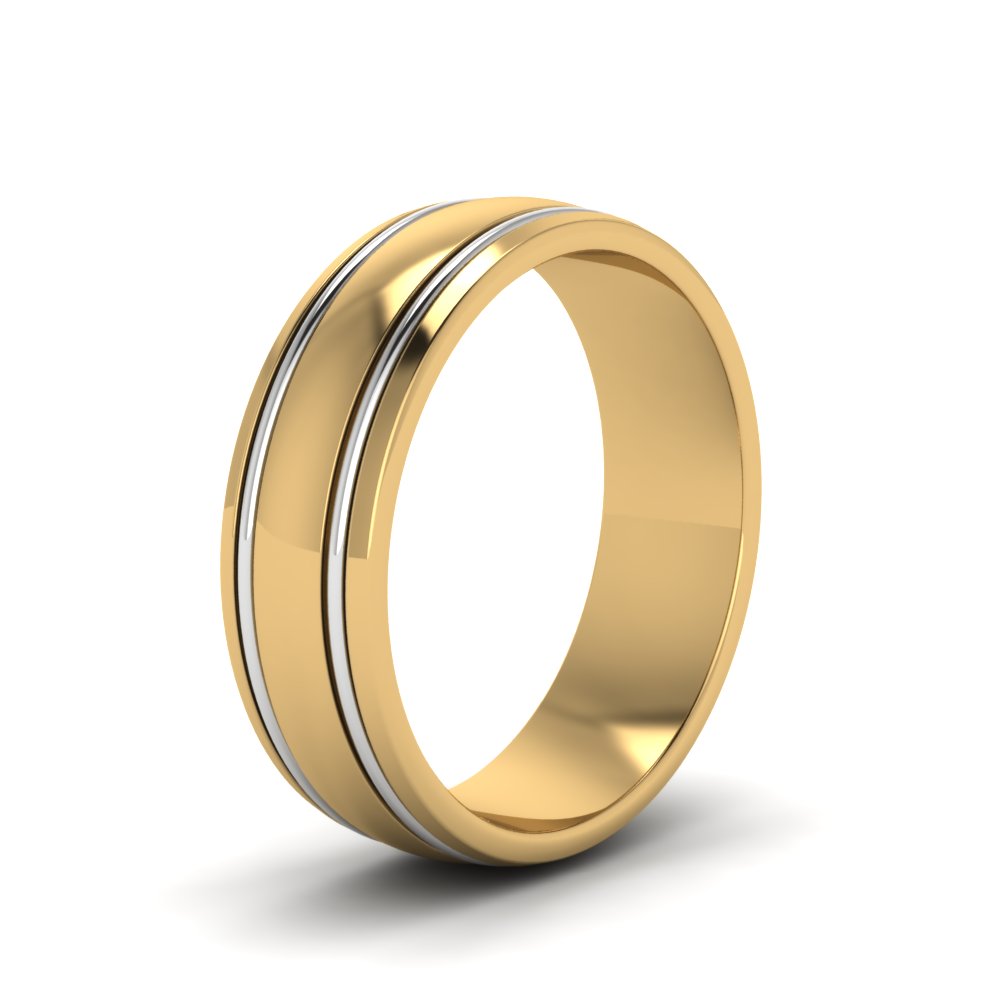 Two Tone Gold Ring Fascinating Diamonds