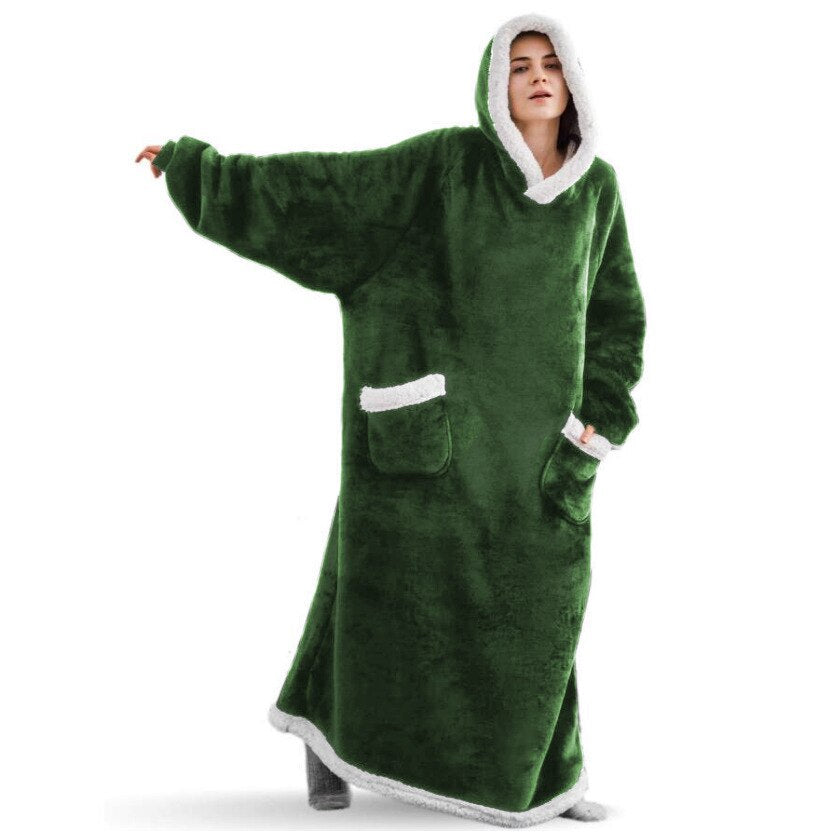 Oversized Wool Hoodie Blanket ViralGalleria.com