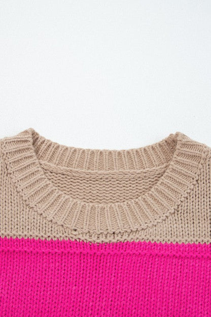 Plus Size Stripe Colorblock Drop Shoulder Sweater Shop Style & More | Fresh Looks, Everyday Deals & Free Shipping