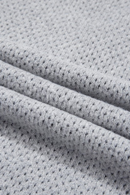 Solid Eyelet V-Neck Drop Shoulder Sweater Shop Style & More | Fresh Looks, Everyday Deals & Free Shipping