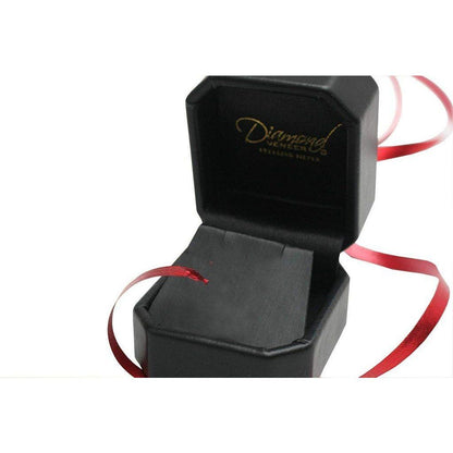 Round Cubic Zirconia 14K Gold Stud Earrings. 839E-14K