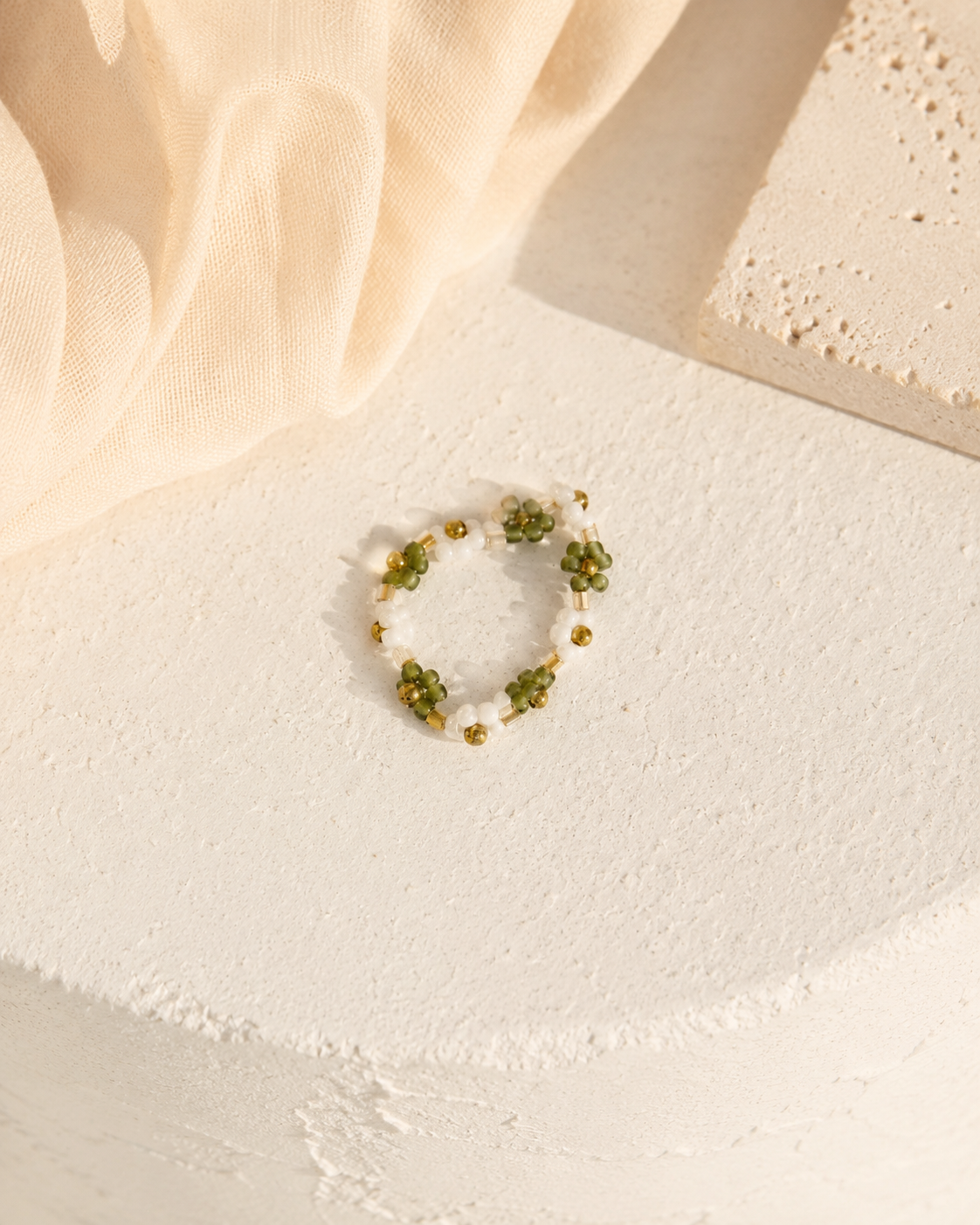 Flora Beaded Ring Village Thrive