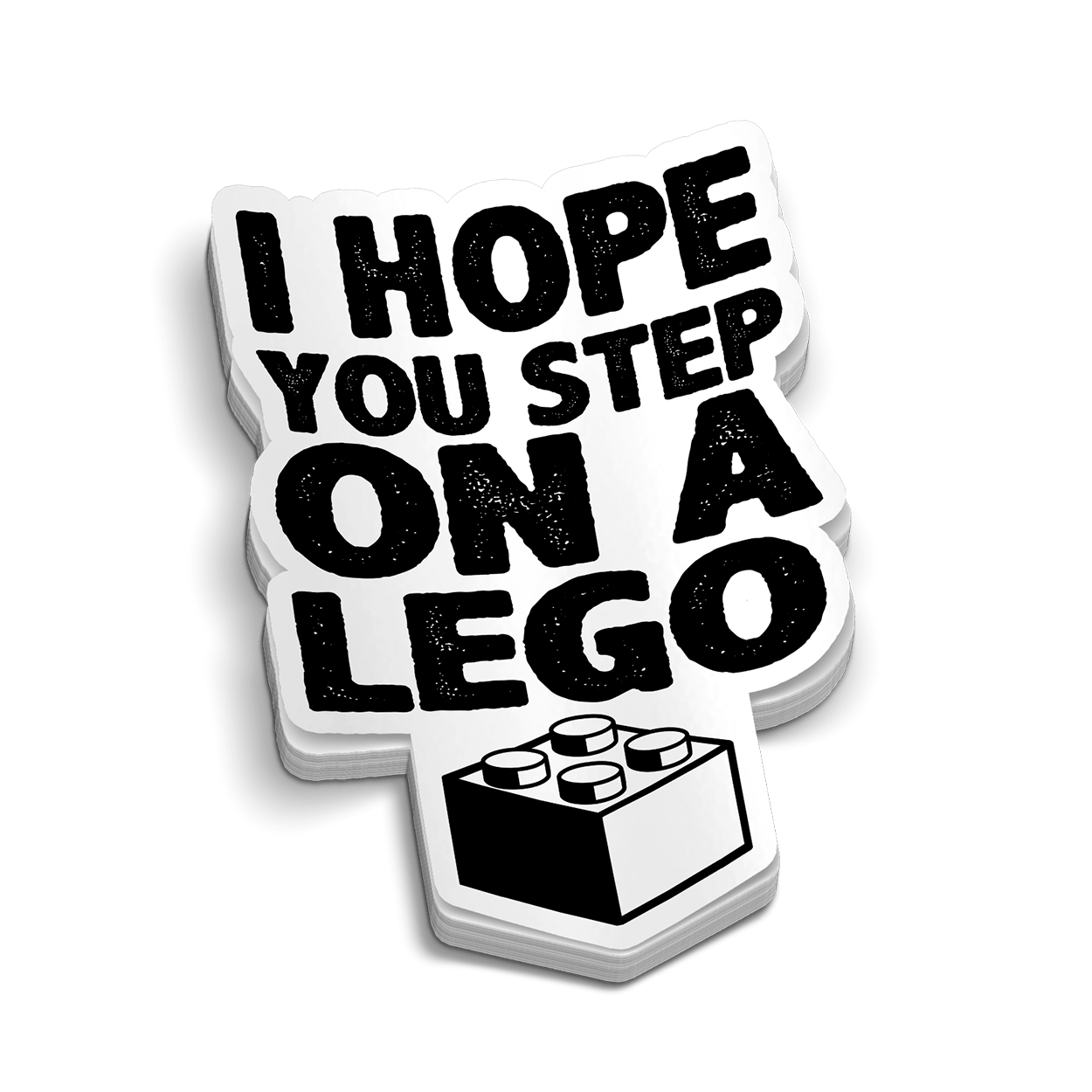 Step On A Lego Hard Hat Decal Armed American Supply