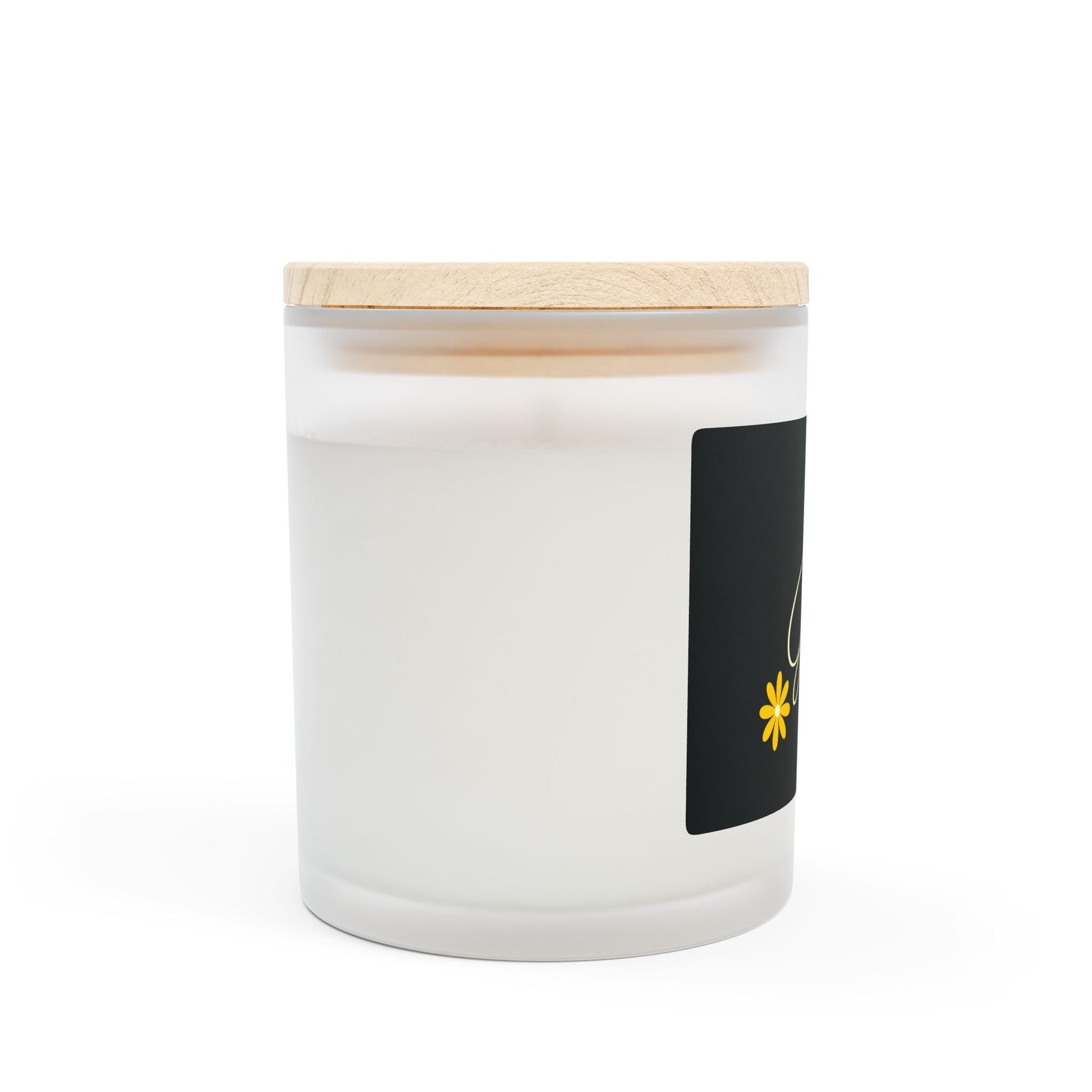 Frosted Glass Candle, 11oz Graysitive Grayceful LLC