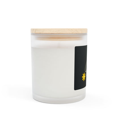 Frosted Glass Candle, 11oz Graysitive Grayceful LLC