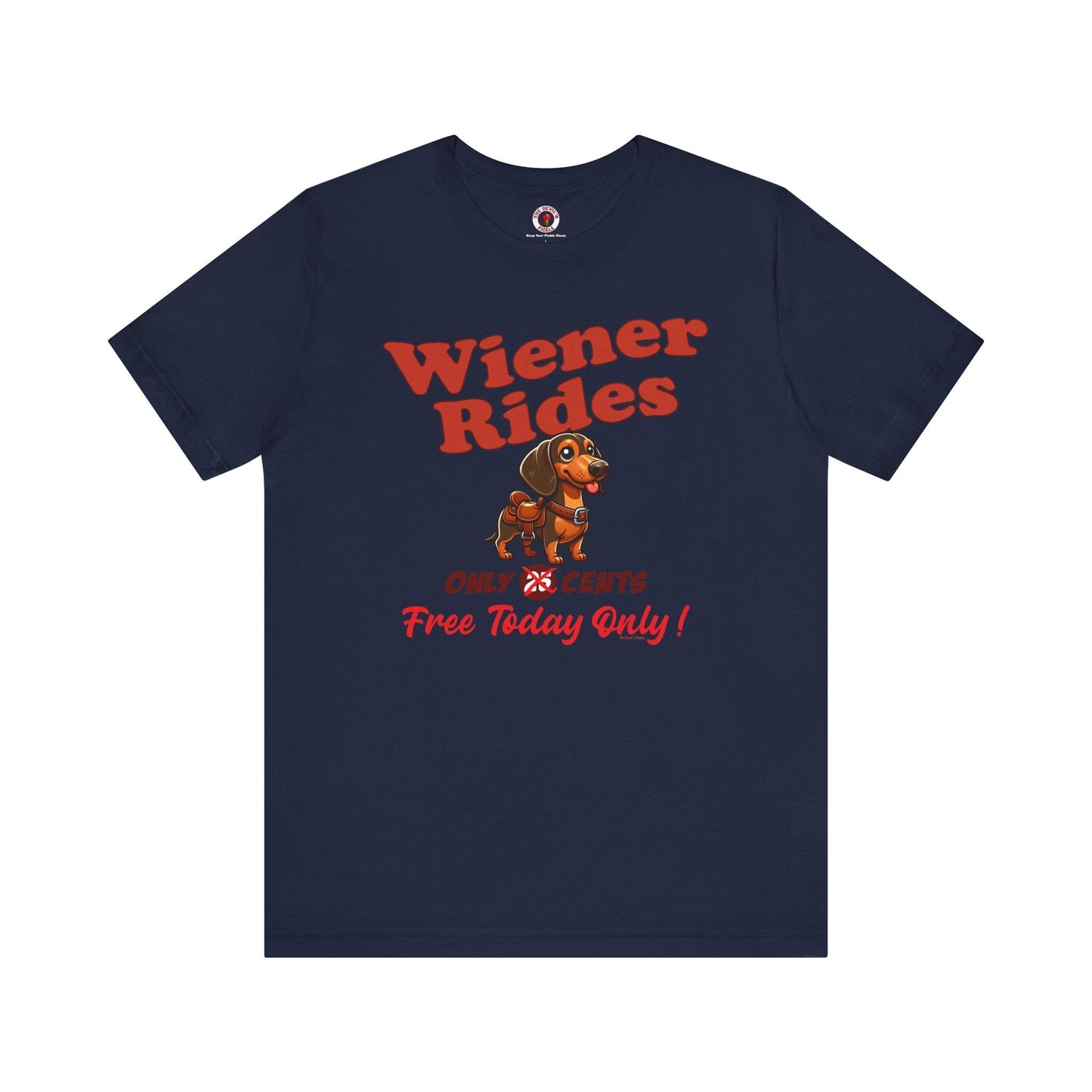 Free Wiener Rides T-Shirt The Devil's Pickle