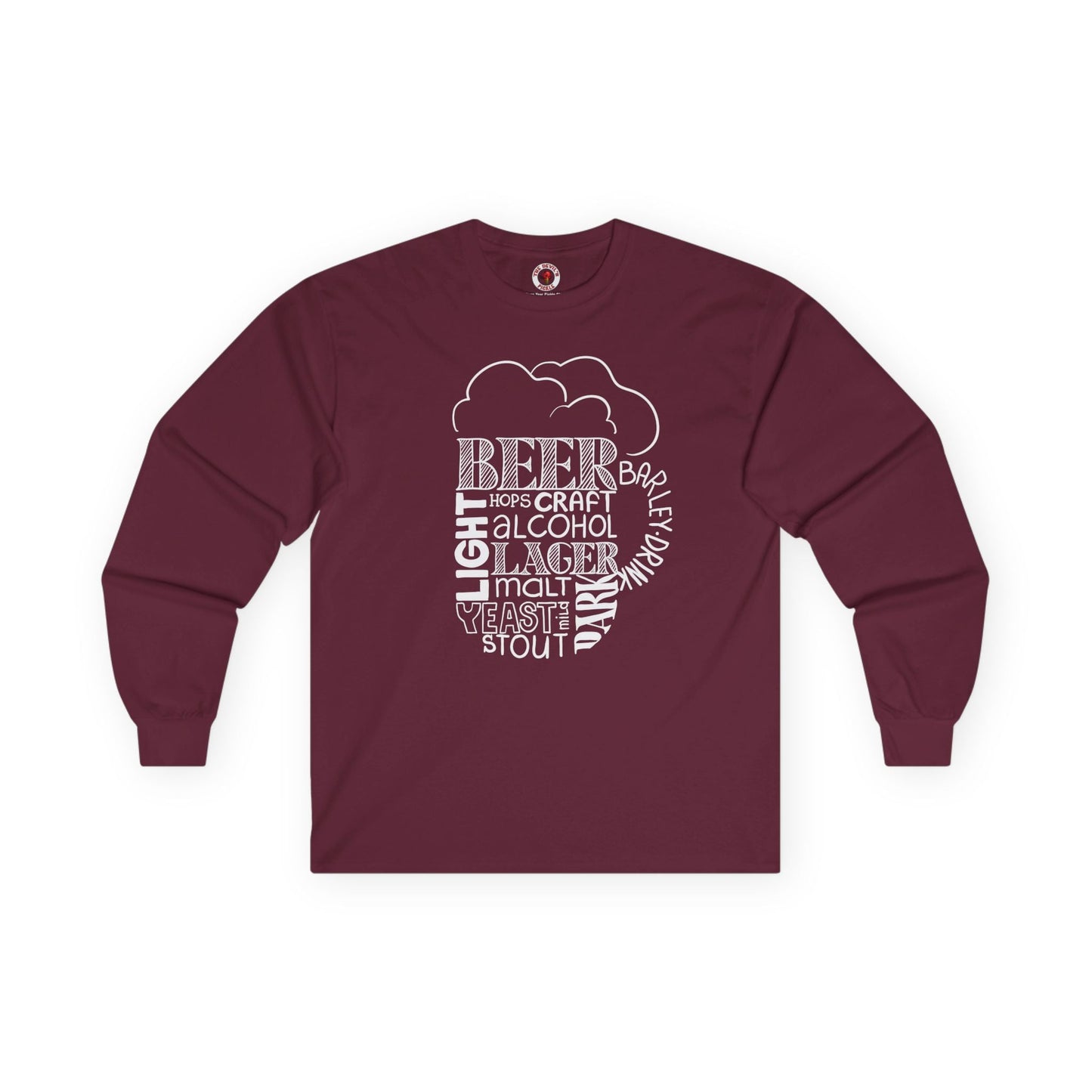 Beer Mug Of Words Long Sleeve Tee The Devil's Pickle