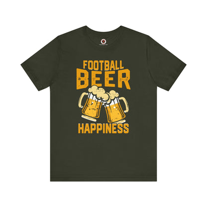Football Beer and Happiness T-Shirt The Devil's Pickle