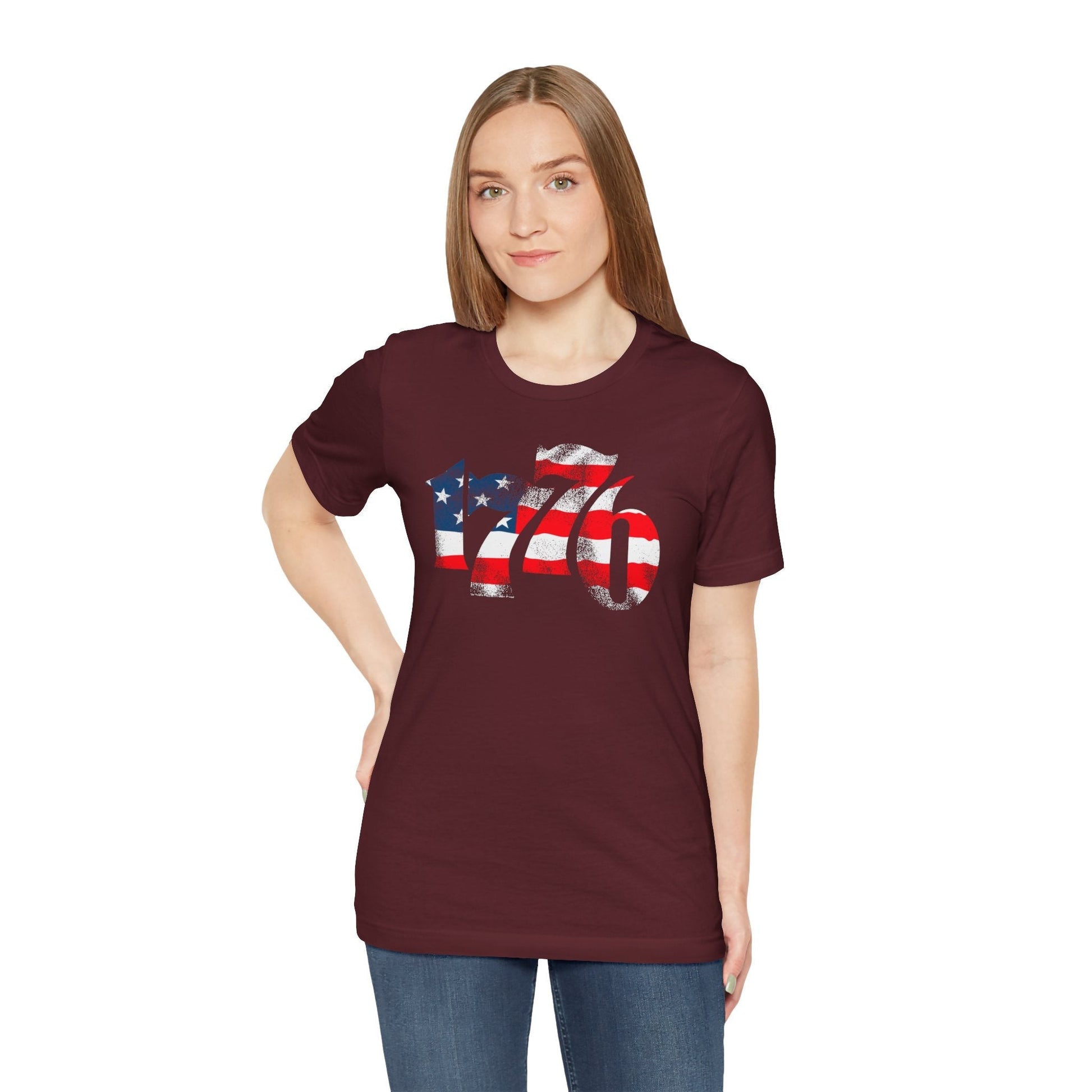 1776 American Flag T-Shirt The Devil's Pickle