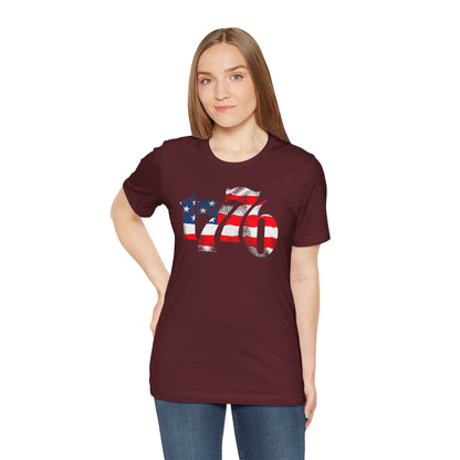 1776 American Flag T-Shirt The Devil's Pickle