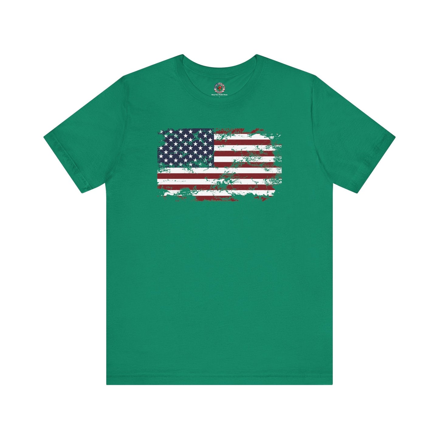 Vintage Style American Flag T-Shirt The Devil's Pickle
