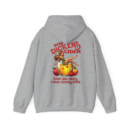 Hard Dickens Cider Front/Back Hooded Sweatshirt The Devil's Pickle