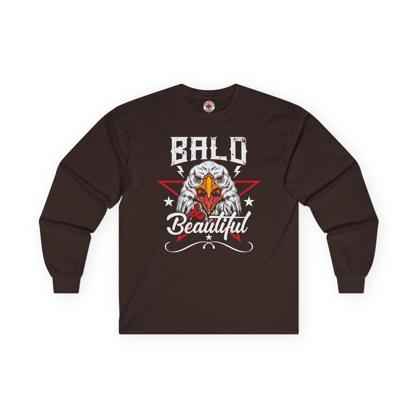 Bald And Beautiful Long Sleeve Tee The Devil's Pickle