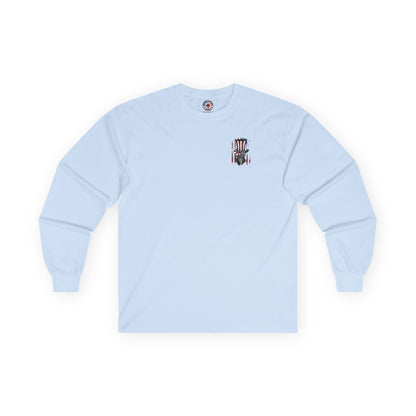 Patriotic Skull Long Sleeve Tee The Devil's Pickle