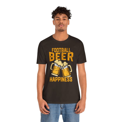Football Beer and Happiness T-Shirt The Devil's Pickle