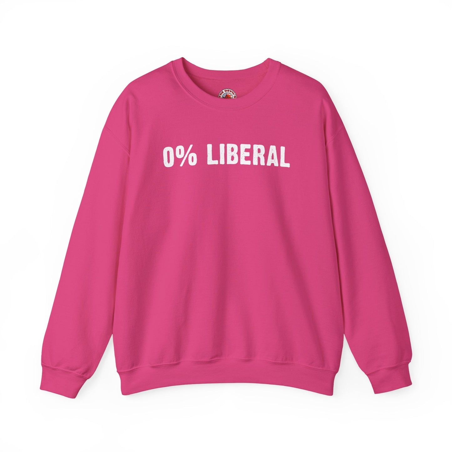 0% Liberal Crewneck Sweatshirt The Devil's Pickle