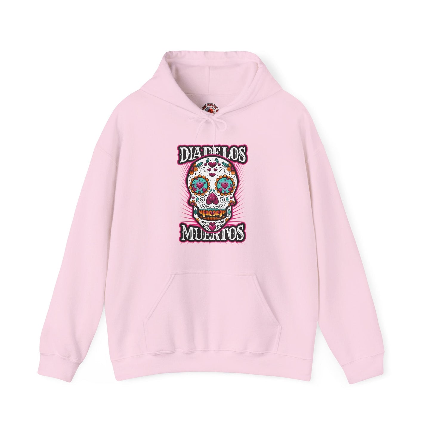 Dia De Los Muertos Skull Hooded Sweatshirt The Devil's Pickle