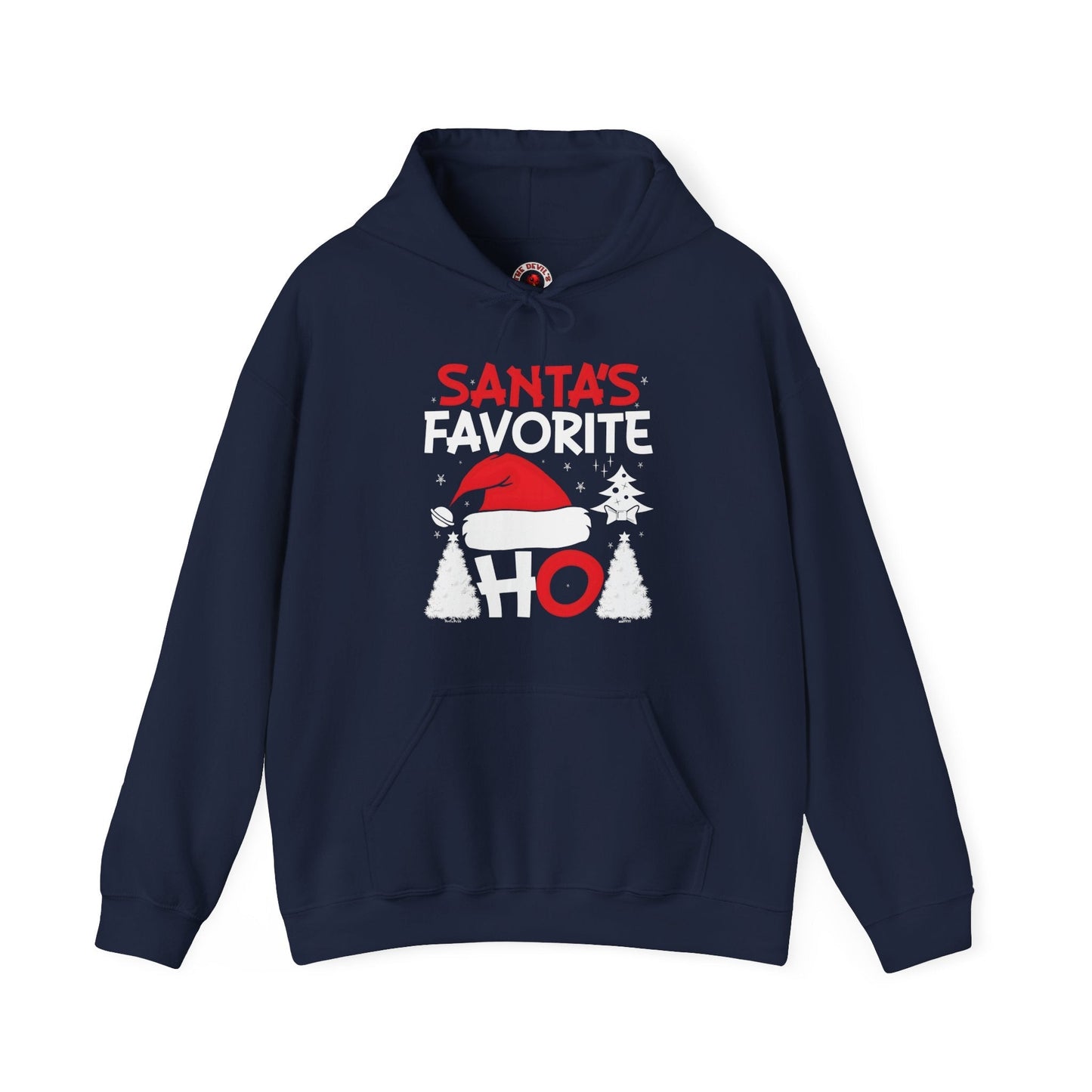 Santa's Favorite Ho Hooded Sweatshirt The Devil's Pickle
