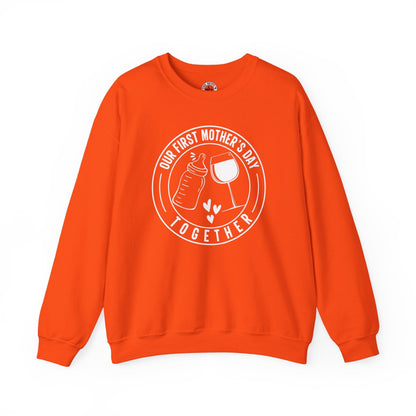 Our First Mothers Day Together Crewneck Sweatshirt The Devil's Pickle