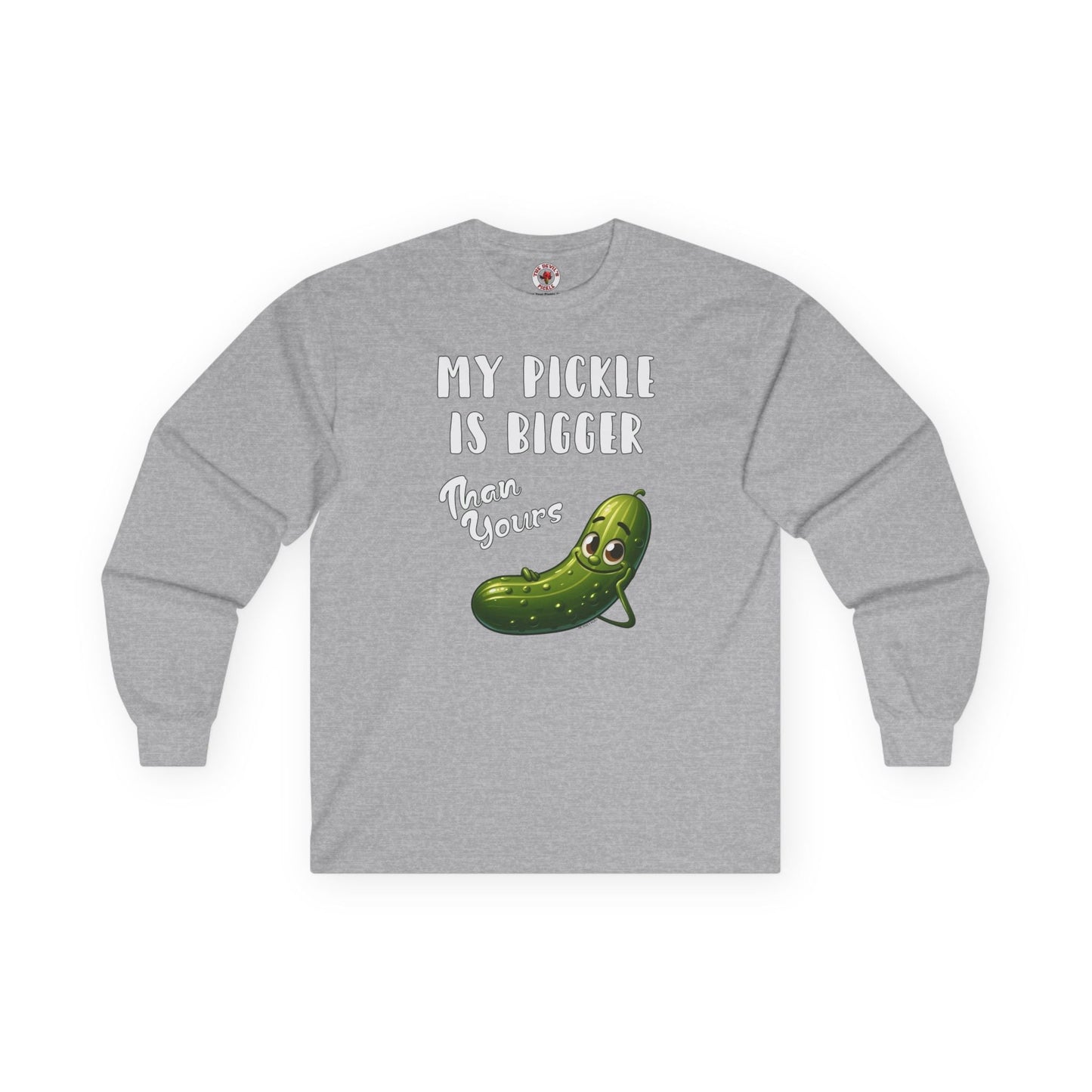 My Pickle Is Bigger Than Yours Long Sleeve Tee The Devil's Pickle