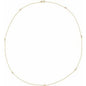 14K Yellow 1/3 CTW Natural Diamond 7-Station 24" Necklace Ethereal Legacy Boutiques