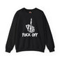 Fuck Off Finger Crewneck Sweatshirt The Devil's Pickle