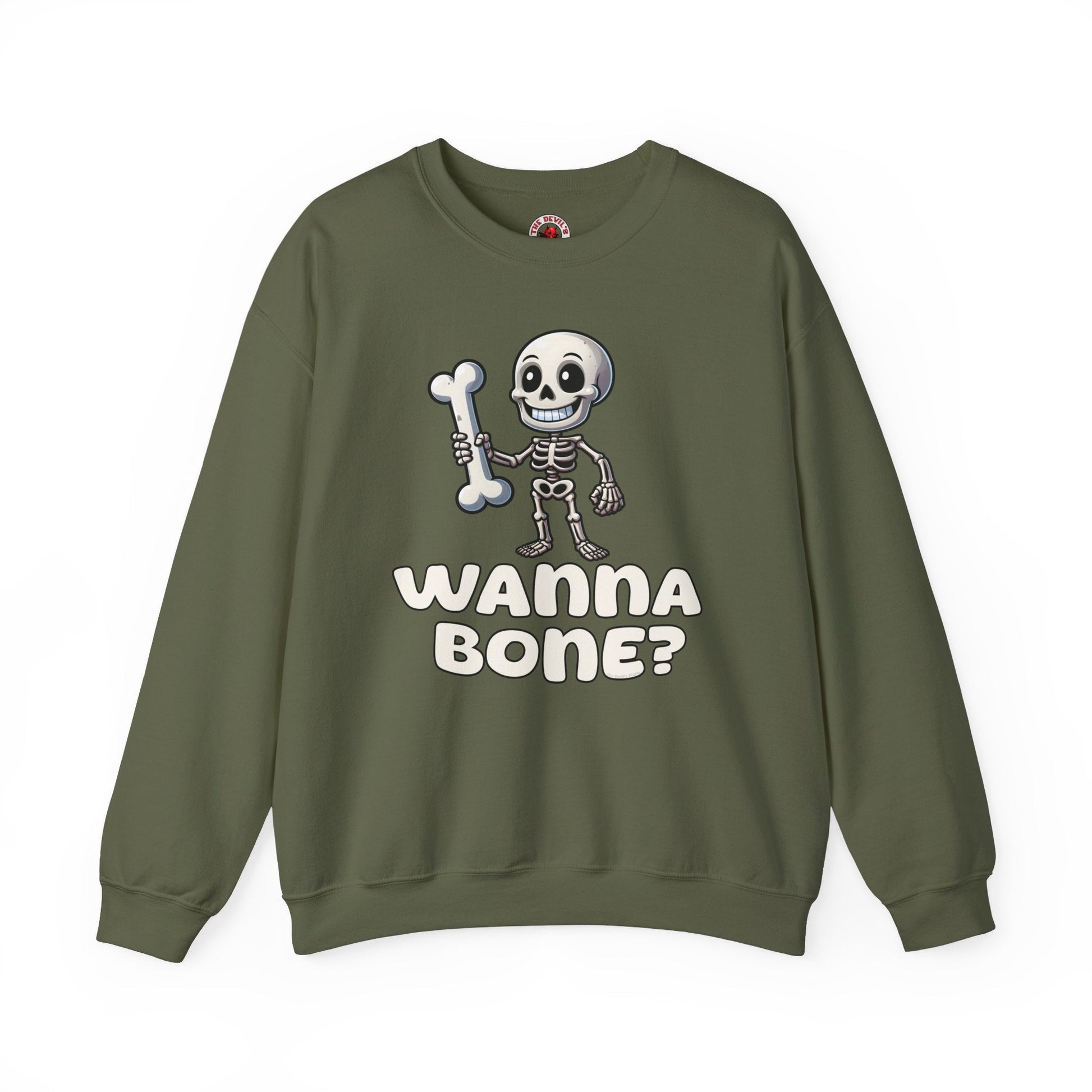 Wanna Bone Crewneck Sweatshirt The Devil's Pickle