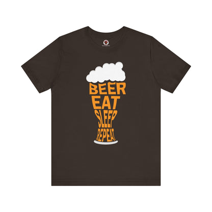 Beer Eat Sleep Repeat T-Shirt The Devil's Pickle