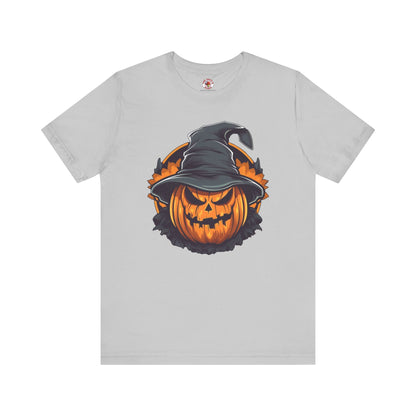 Scary Witch Pumpkin Halloween T-Shirt The Devil's Pickle