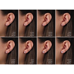 14K White 1 CTW Lab-Grown Diamond Stud Earrings Ethereal Legacy Boutiques
