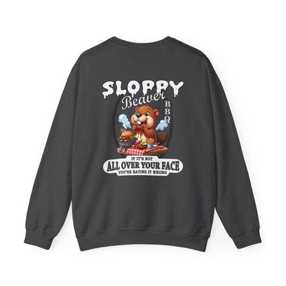 Sloppy Beaver BBQ Back Crewneck Sweatshirt The Devil's Pickle
