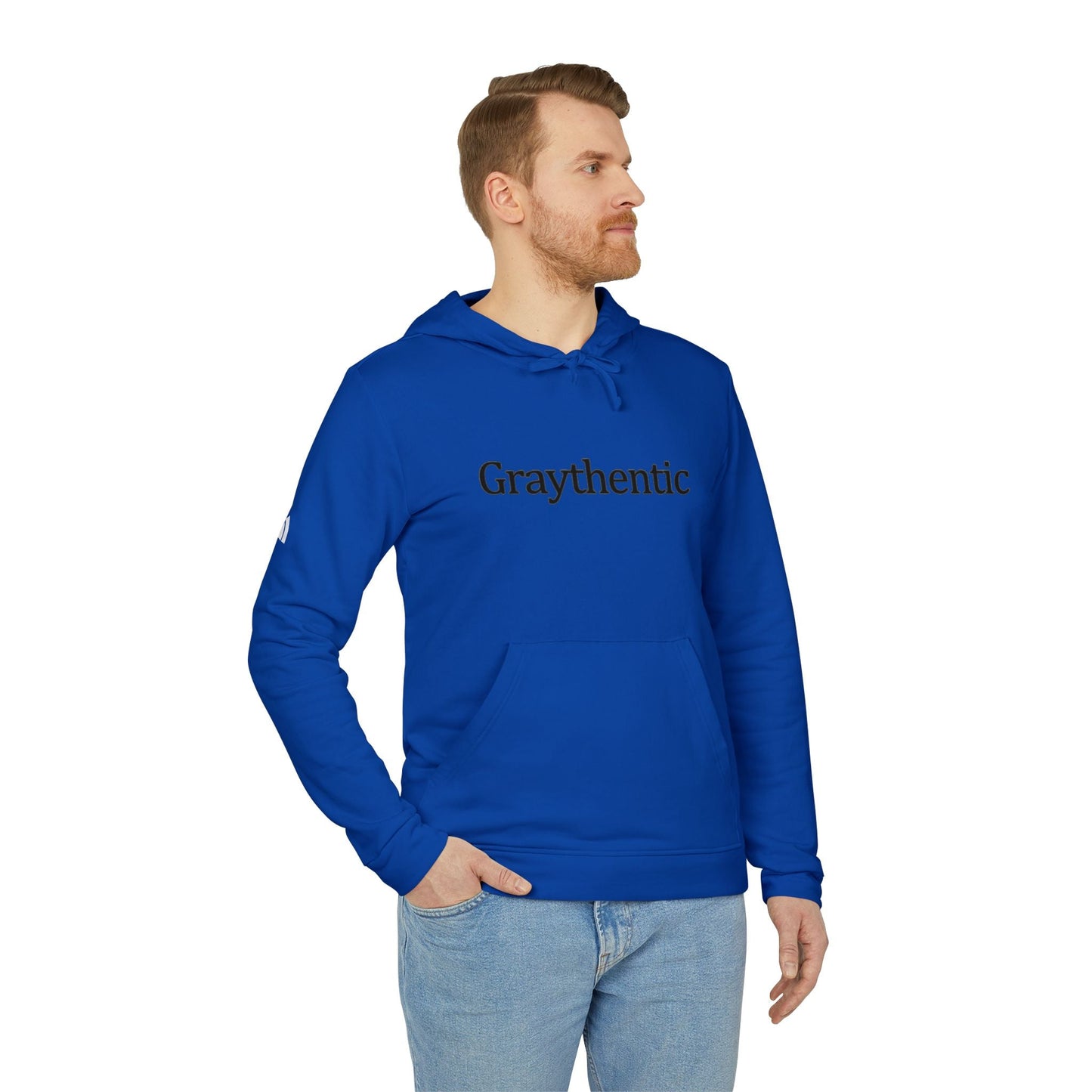 adidas Unisex Fleece Hoodie "Graythentic" Grayceful LLC