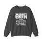 You Can Have My Gun One Bullet At A Time Crewneck Sweatshirt The Devil's Pickle