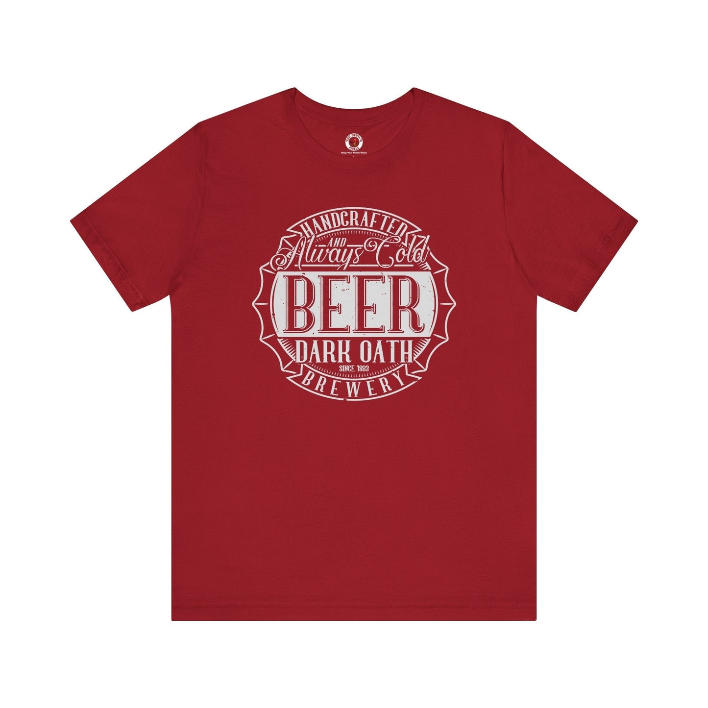 Handcrafted and Always Cold Beer T-Shirt The Devil's Pickle