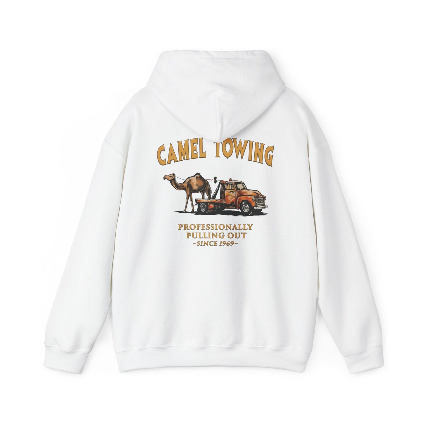 Camel Towing Back Hooded Sweatshirt The Devil's Pickle
