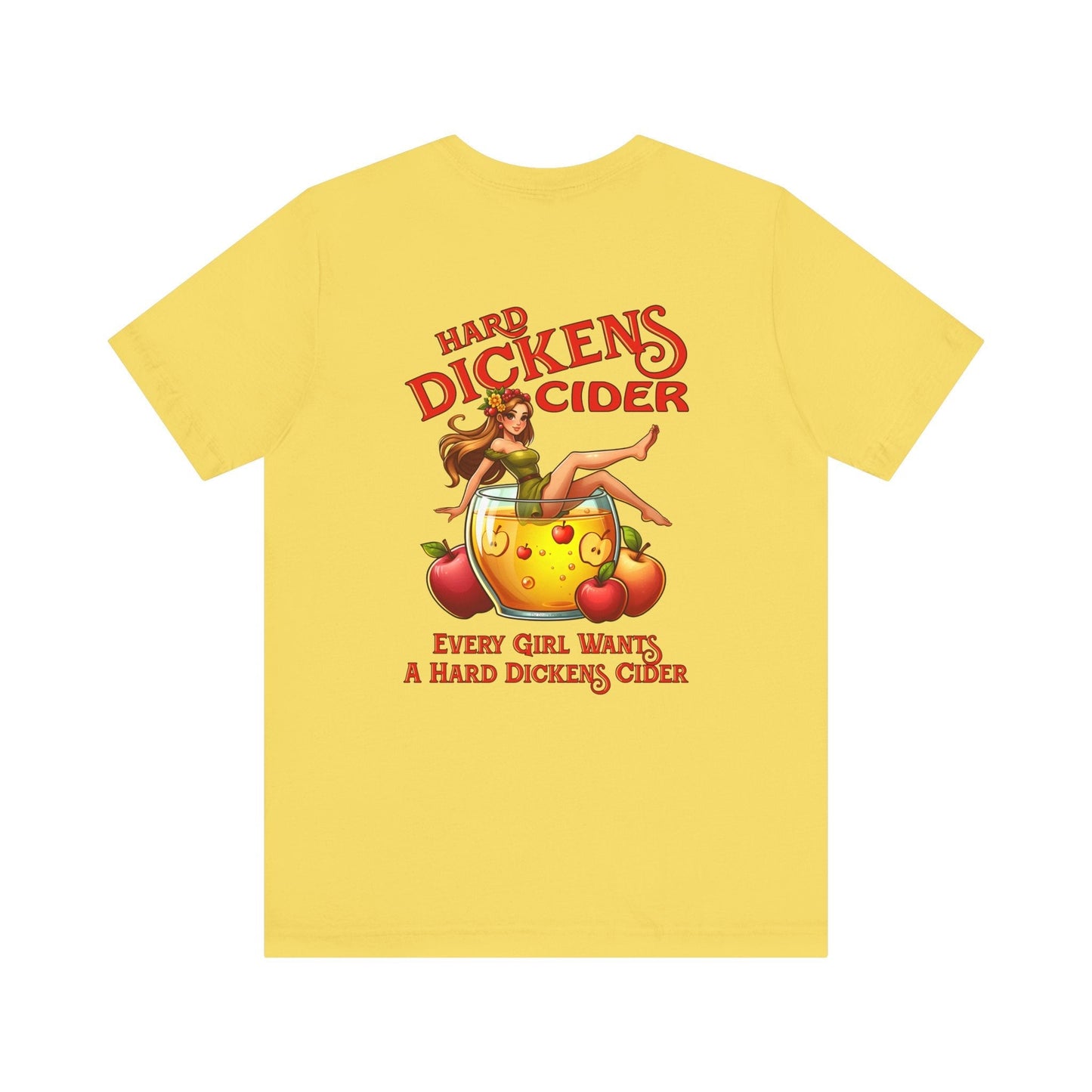 Hard Dickens Cider Front/Back T-Shirt The Devil's Pickle