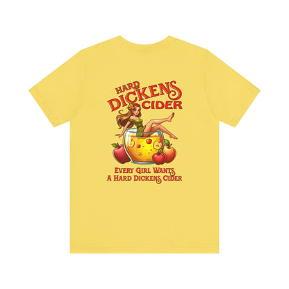 Hard Dickens Cider Front/Back T-Shirt The Devil's Pickle