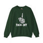 Fuck Off Finger Crewneck Sweatshirt The Devil's Pickle