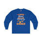 I Was Thinner Before Thanksgiving Dinner Long Sleeve Tee The Devil's Pickle