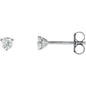 18K White 1/5 CTW Natural Diamond Stud Earrings Ethereal Legacy Boutiques