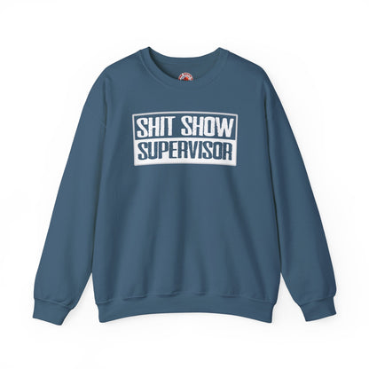 Shit Show Supervisor Crewneck Sweatshirt The Devil's Pickle