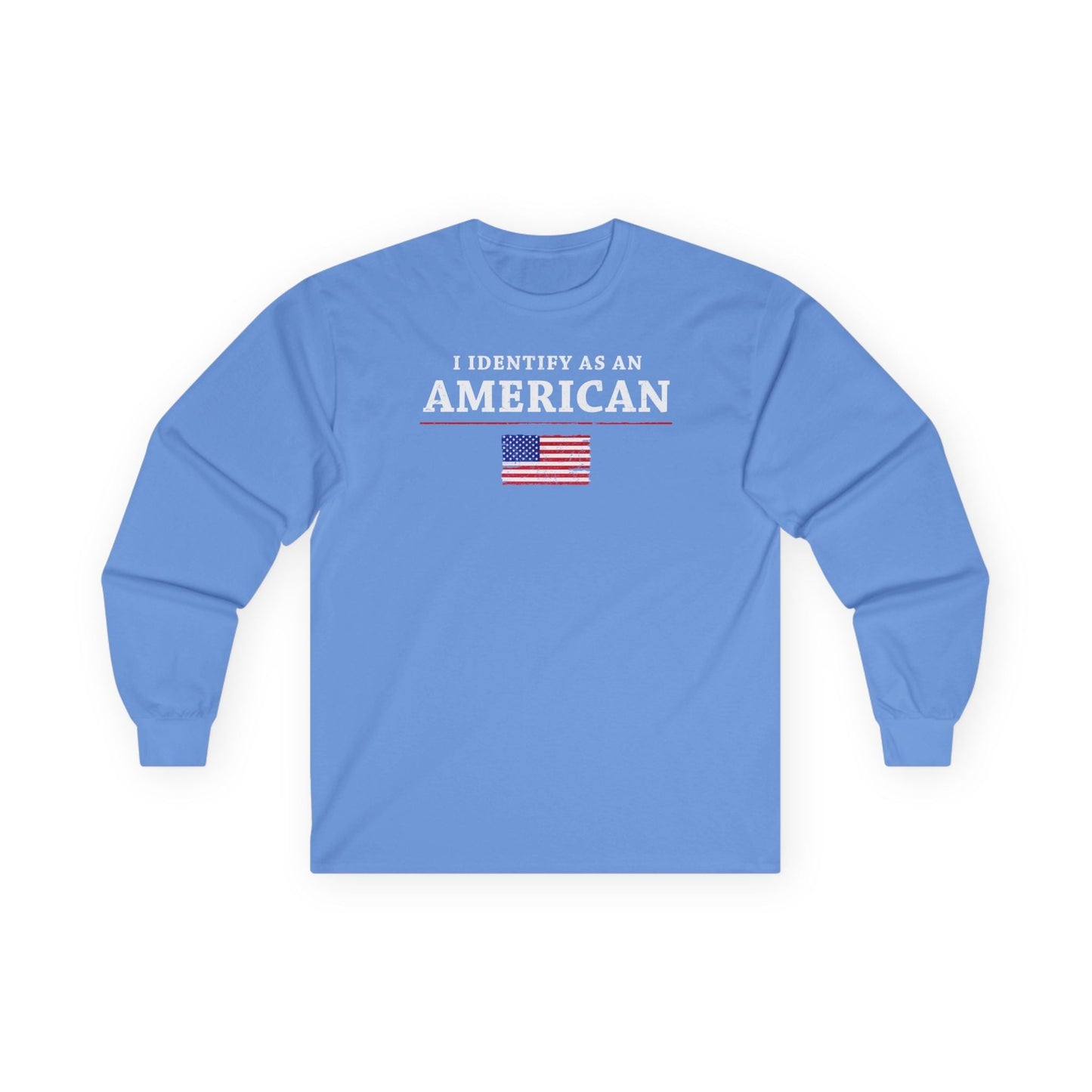 I Identify As An American Long Sleeve Tee The Devil's Pickle
