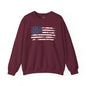 Vintage Style American Flag Crewneck Sweatshirt The Devil's Pickle