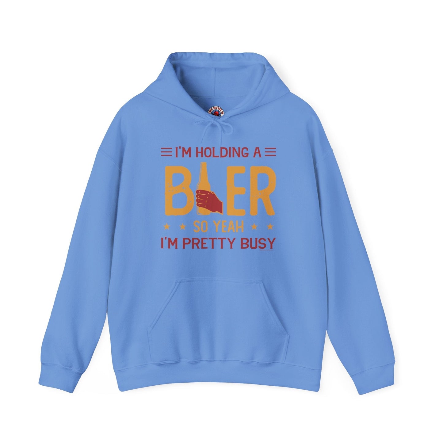 I'm Holding A Beer Hooded Sweatshirt The Devil's Pickle