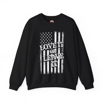 Love It Or Leave It Crewneck Sweatshirt The Devil's Pickle