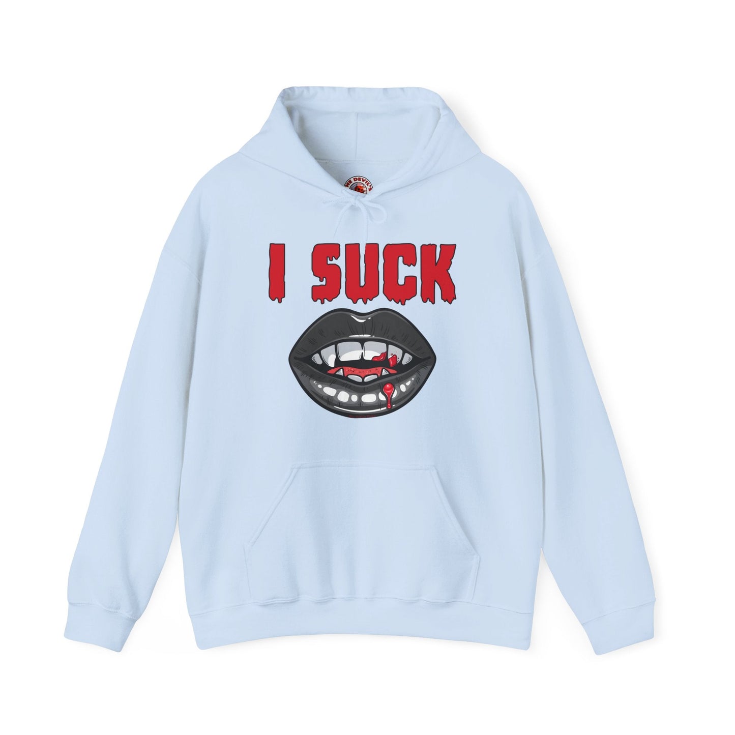 I Suck Hooded Sweatshirt The Devil's Pickle