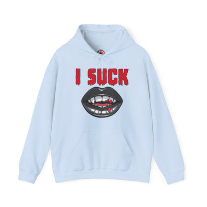 I Suck Hooded Sweatshirt The Devil's Pickle