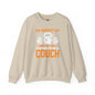 The Hardest Lift Of All Is Getting Off The Couch Crewneck Sweatshirt The Devil's Pickle