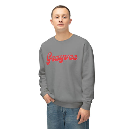 Unisex Lightweight Crewneck Sweatshirt "Grayvee" Grayceful LLC